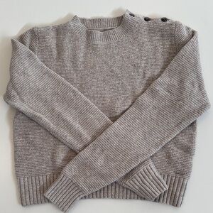 The Normal Brand Gray Crew Neck Sweater